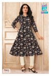 Daisy Vol 5 By Mcm Cotton Printed A Line Flair Kurtis 